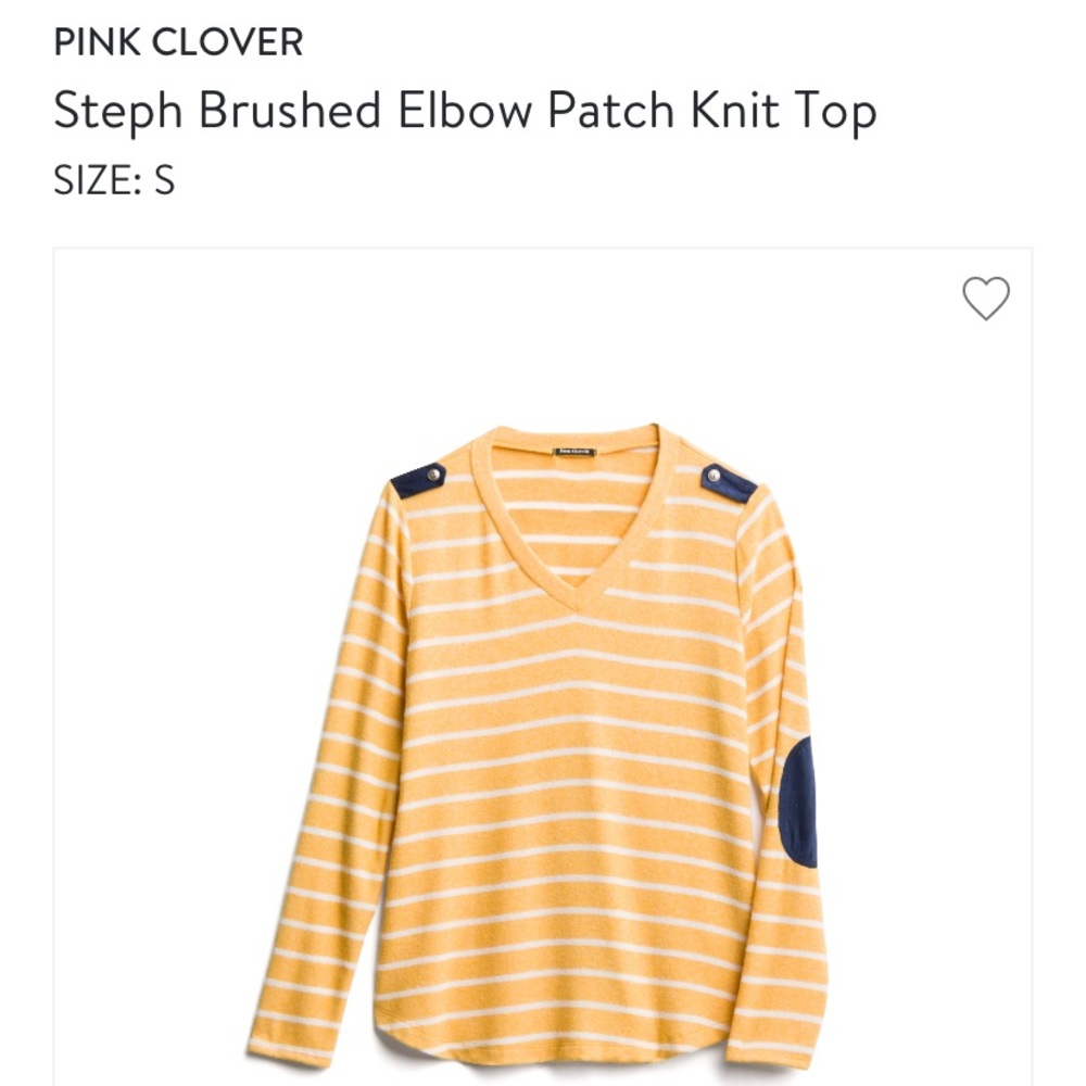 Pink Clover Patch Knit Top